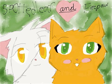 Spottedleaf + Firepaw by Timelordgeek on DeviantArt