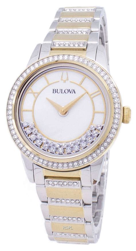 Bulova Crystal 98L245 Quartz Diamond Accents Women's Watch