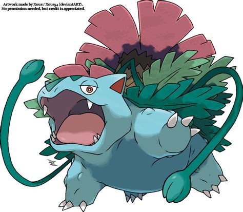 Mega Venusaur by Xous54 on DeviantArt | Pokemon bulbasaur, Pokemon ash and misty, Pokemon coloring