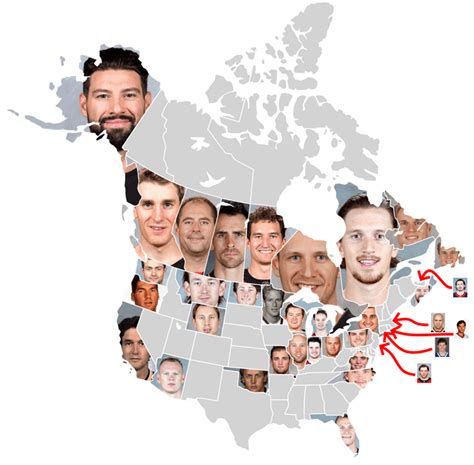 Map Graphic - Best Sens player from every province/state : r/OttawaSenators