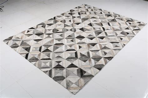 MODERN LOOM JR-5377 Leather Patchwork Rugs from the Leather Rugs Collection collection at Modern ...