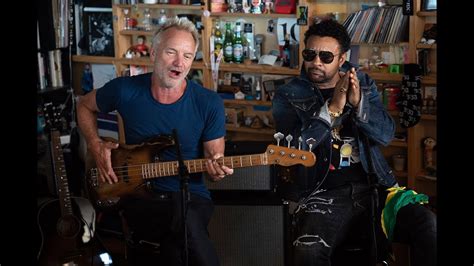 Sting and Shaggy Bring Reggae Beats in This NPR Tiny Desk Concert