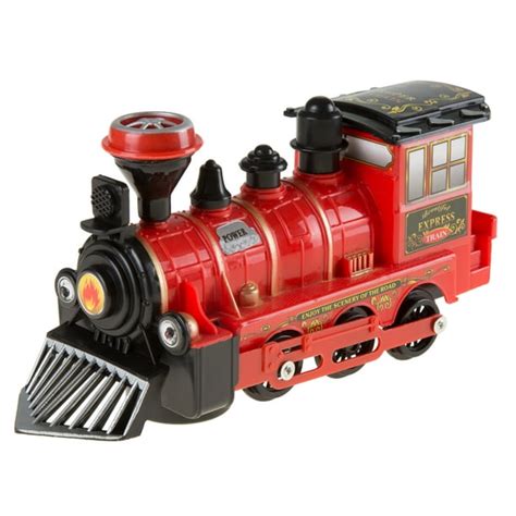 Hey! Play! Locomotive Engine Car Battery Powered Toy Train - Walmart ...