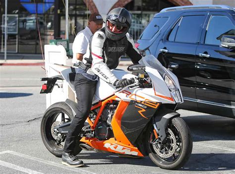 Bradley Cooper Takes a Ride on His Motorcycle in Los Angeles