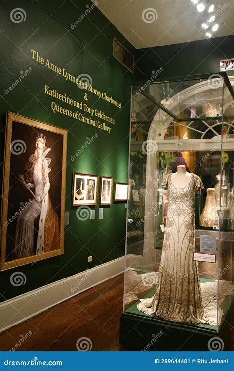 Mardi Gras Exhibit at the Presbytere, Part of the Louisiana State Museum, in New Orleans ...