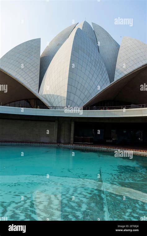 A view of the lotus temple Stock Photo - Alamy