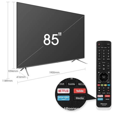 Hisense 85 inch 85A7 Smart 4k Uhd Tv - New Model - Urbanmac Electronics