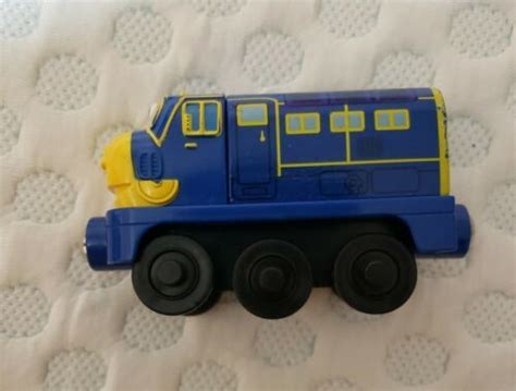 Nice! Chuggington Wooden Brewster Train (Magnetic) Tomy | #4676593990