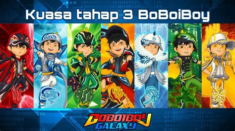 Kuasa BoBoiBoy tahap ke 3 - YouTube