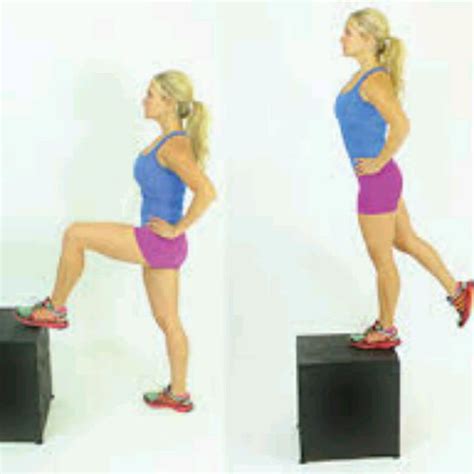 Box Step Up Glute Lift by Christian N. - Exercise How-to - Skimble