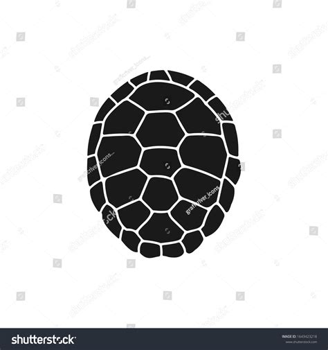 Turtle Shell Icon Vector Illustration Isolated Stock Vector (Royalty Free) 1643423218