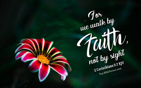 2 Corinthians 5:7 Christian Bible Verse Desktop Wallpapers