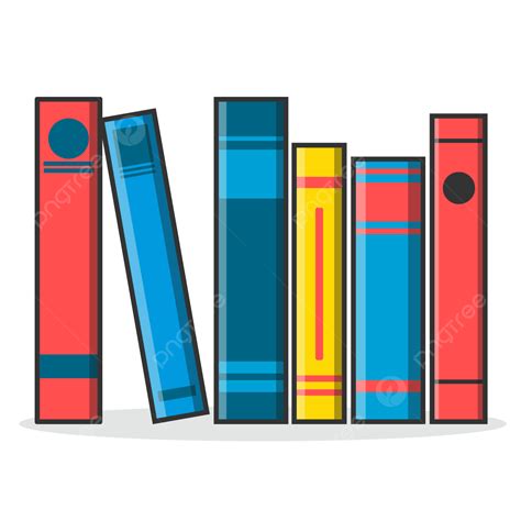Book Collection Flat Design, Book, School, Collection PNG and Vector with Transparent Background ...