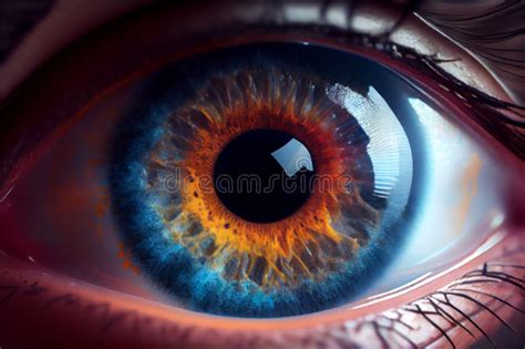 Human Eye Close Up. AI Generated Stock Image - Image of makeup, beauty: 270397795