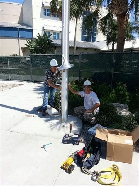 Flag Pole Installation and Accessories - Pinellas, FL - All American ...