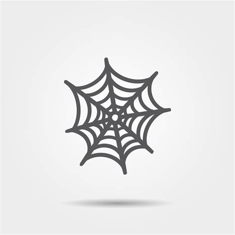 Premium Vector | Spider web logo