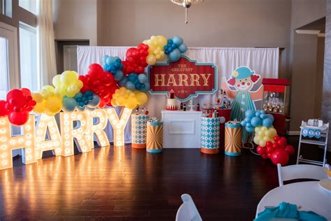 Circus Themed Birthday Party — Mint Event Design