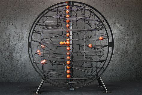 Rolling Ball Sculptures - designed and created by David Morrell