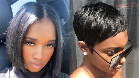 Beautiful Bob Haircuts & Pixie Haircuts for Black Women #bobhaircut # ...