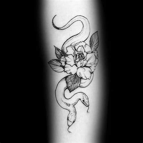 30 Two Headed Snake Tattoo Ideas For Men - Serpent Designs