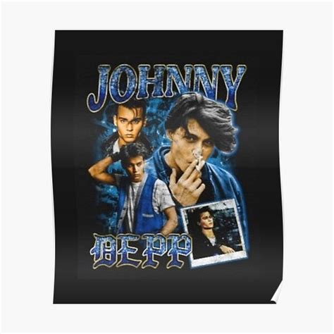 " johnny depp" Poster for Sale by Valentinesday69 | Redbubble