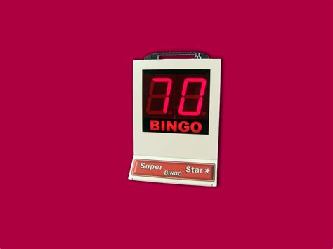 Super Star Electronic Bingo Machine - Bingo Supplies Ltd