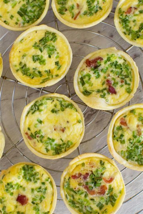 Mini Quiche Lorraine (6 Ingredients) - Scrummy Lane