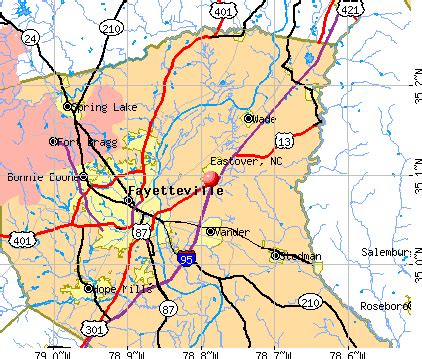 Eastover, North Carolina (NC 28312, 28395) profile: population, maps, real estate, averages ...