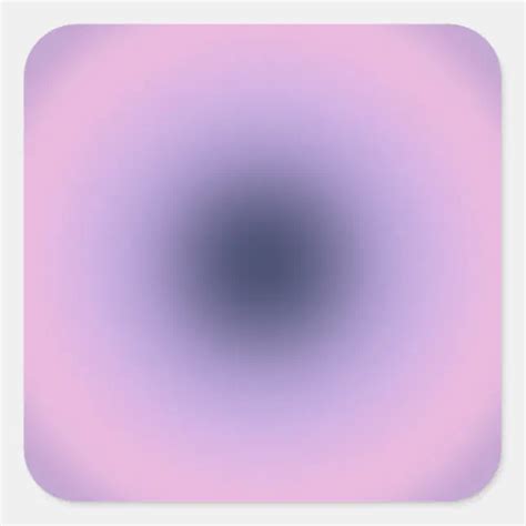 Retro Lavender Purple Gradient Square Sticker | Zazzle