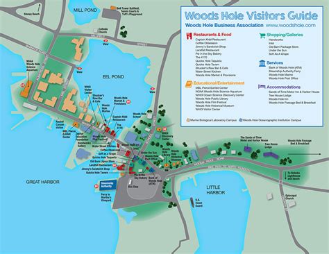 Map of Woods Hole Village