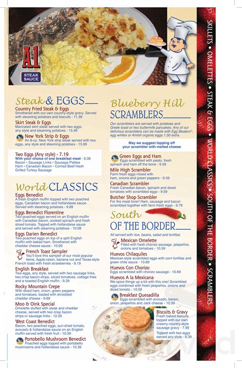 Blueberry Hill Breakfast Cafe menus in La Grange, Illinois, United States