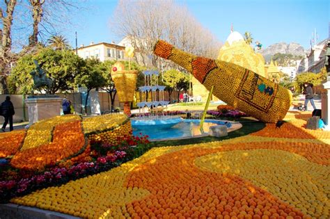 Festival De Citron (Fete Du Citron) - Menton, France Photo éditorial - Image du europe, célèbre ...