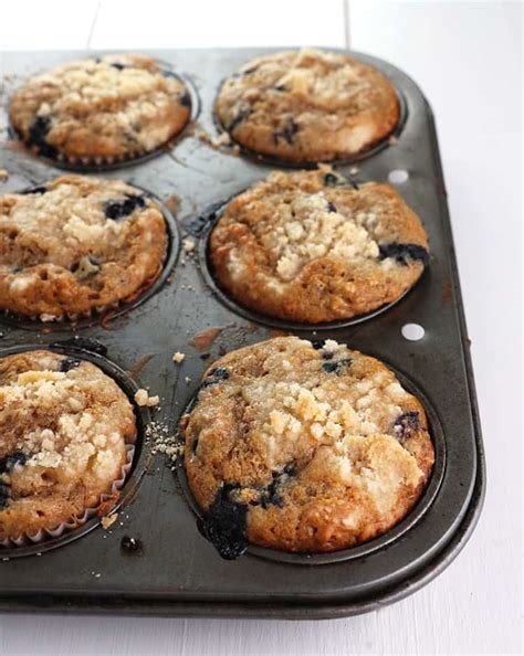 Blueberry Steel-Cut Oat Muffins - Eat In Eat Out