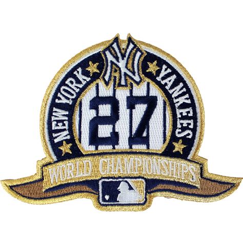 2009 New York Yankees 27 MLB World Series Champions Jersey Patch