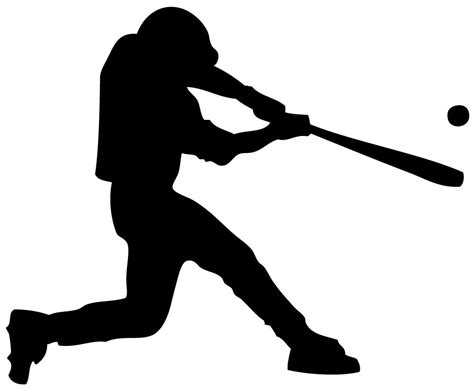 Swinging Home-run Baseball Player - Vinyl Wall Art Decal for Homes, Kids Rooms, Nurseries ...