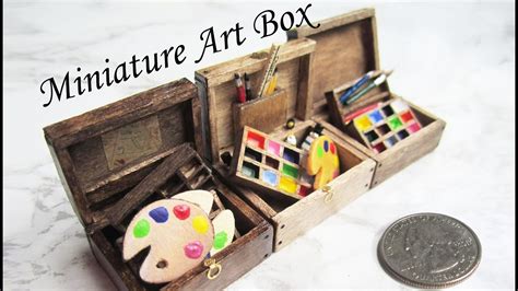 Wooden Box from Popsicle Sticks! DIY Miniature - YouTube