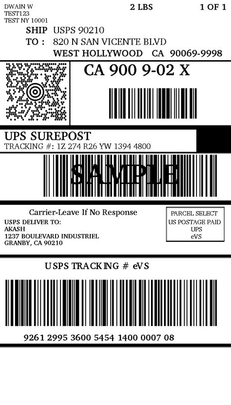 Lithium Battery Shipping Label Printable Ups