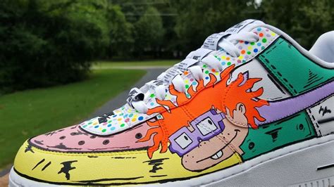 Chucky Rugrats Cartoon Nike Af1 Custom Shoes #SHORTS | Zapatillas ...