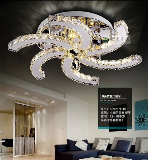 2015 New Modern ceiling fan design LED lustre ceiling lights for living ...