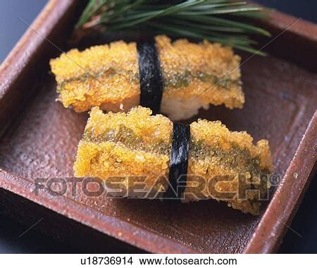 Komochi Konbu, hand-shaped sushi Picture | u18736914 | Fotosearch