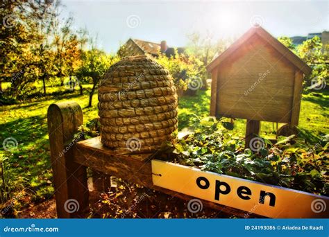 Seasonal Bee Farm Royalty Free Stock Image - Image: 24193086