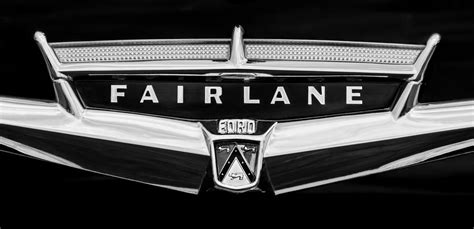 1957 Ford Fairlane Convertible Emblem Photograph by Jill Reger