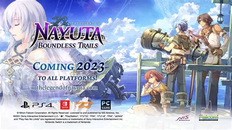 The Legend of Nayuta: Boundless Trails announced for Switch