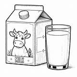 Milk Carton Coloring Pages 2025 sketch template