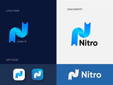 Nitro Logo Design - Modern Logo - branding on Behance