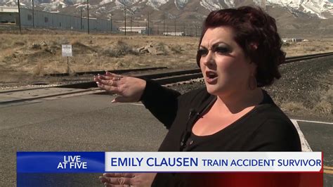 Train accident survivor warns drivers - YouTube