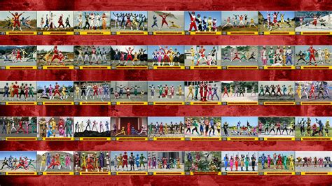 The 45 Super Sentai Teams. by nobuharuudou on DeviantArt