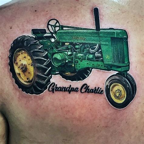 60 Farming Tattoos For Men - Agriculture Design Ideas