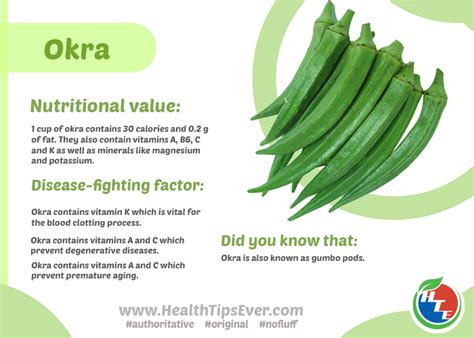 Health Benefits of Okra – Health Tips Ever Magazine