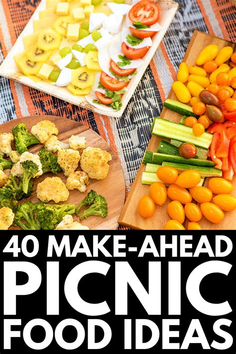 Get Outside! 40 Picnic Food Ideas for Every Occasion | Picnic foods, Picnic food, Easy picnic food